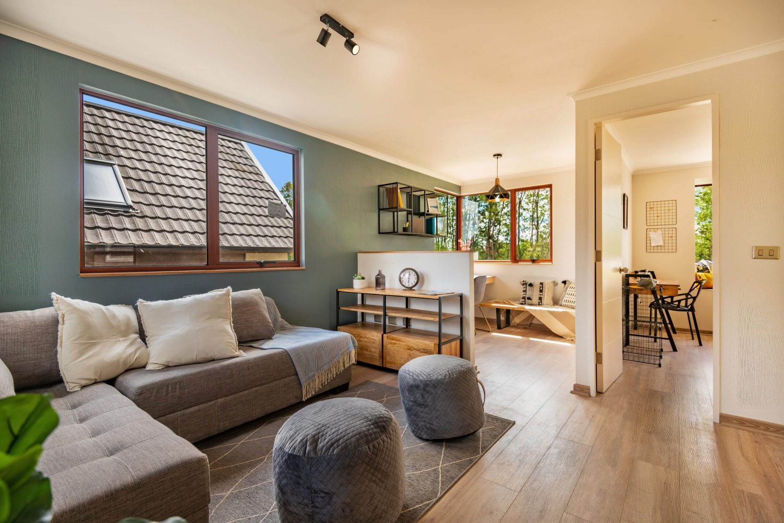 Amplitud para toda la familia
Sala de estar para descansar y disfrutar en familia

